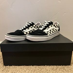 Checkered Vans (laces)